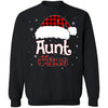 Santa Aunt Claus Red Plaid Family Pajamas Christmas Gift T-Shirt & Sweatshirt | Teecentury.com