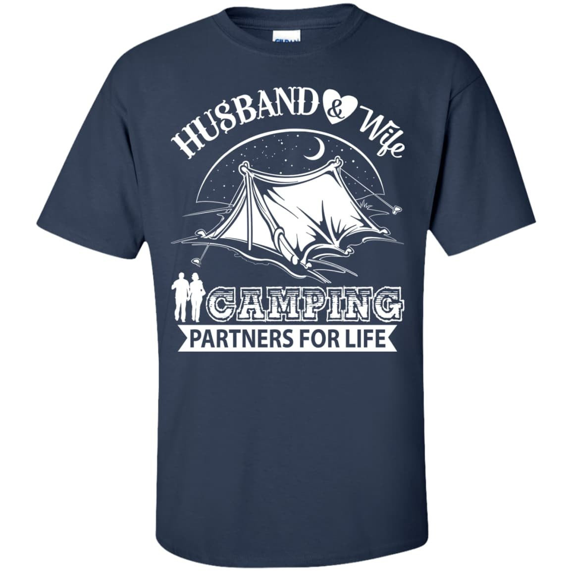 Husband And Wife Camping Partners For Life T-Shirt & Hoodie | Teecentury.com
