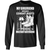 My Girlfriend Wears Combat Boots Proud Military Boyfriend T-Shirt & Hoodie | Teecentury.com