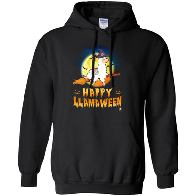 Happy Llamaween Halloween Llama Witch Costume T-Shirt & Tank Top | Teecentury.com