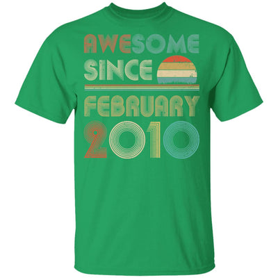 Awesome Since February 2010 Vintage 12th Birthday Gifts Youth Youth Shirt | Teecentury.com