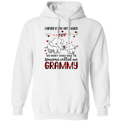 Someone Called Me Grammy Elephant Red Plaid Mother's Day T-Shirt & Hoodie | Teecentury.com