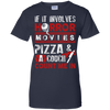 If It Involves Horror Movies, PIZZA, and a Couch Shirt T-Shirt & Hoodie | Teecentury.com