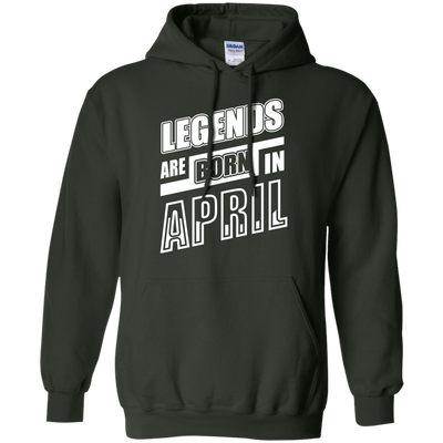 Legends are born in APRIL T-Shirt & Hoodie | Teecentury.com