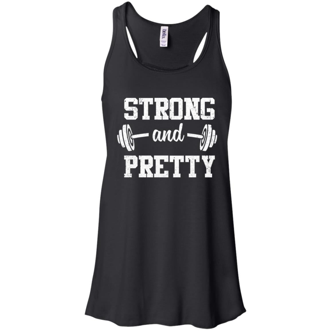 Strong And Pretty Funny Strongman Workout Gym Gift T-Shirt & Tank Top | Teecentury.com