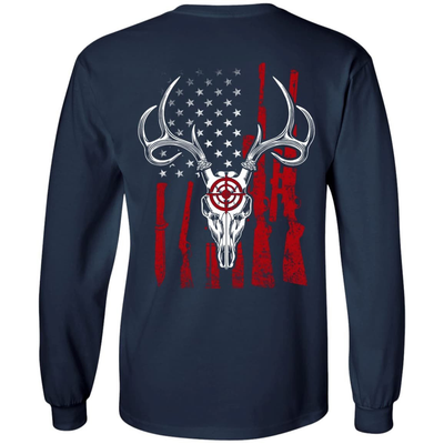 Deer Hunting American Flag T-Shirt & Hoodie | Teecentury.com