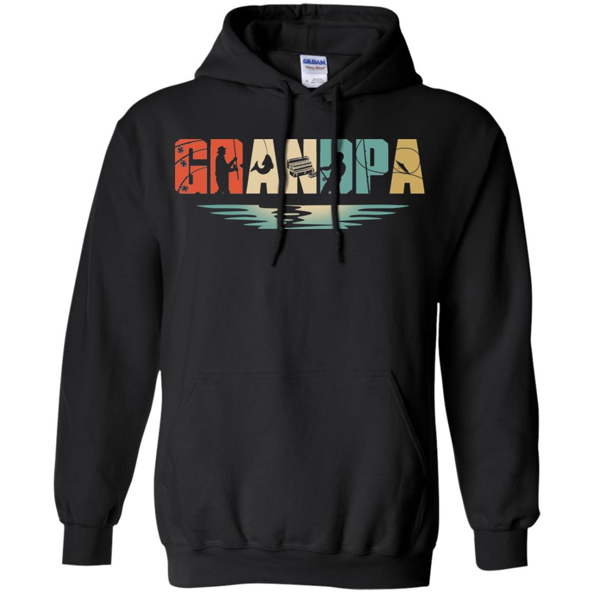 Vintage Fishing Grandpa Father's Day Gift T-Shirt & Hoodie | Teecentury.com