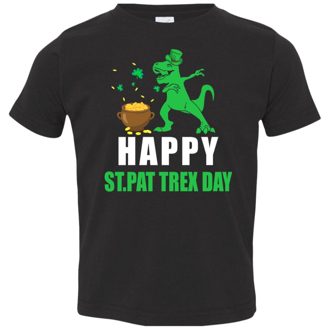 Happy St Pat T-Rex Day Dinosaur St Patrick's Day Youth Youth Shirt | Teecentury.com