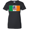 Shamrock Irish Ireland USA American Flag Gift T-Shirt & Hoodie | Teecentury.com