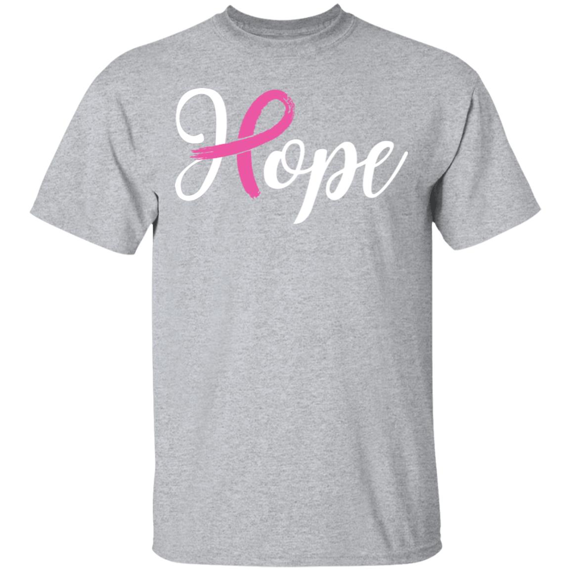 Breast Cancer Awareness Pink Ribbon Hope T-Shirt & Hoodie | Teecentury.com