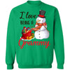 I Love Being A Grammy Snowman Gift For Christmas Day T-Shirt & Sweatshirt | Teecentury.com