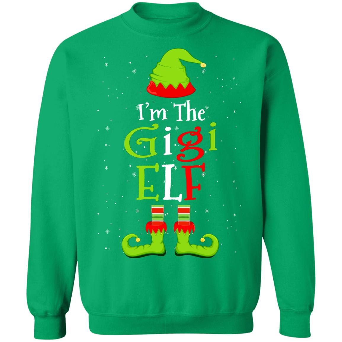 I'm The Gigi Elf Family Matching Funny Christmas Group Gift T-Shirt & Sweatshirt | Teecentury.com