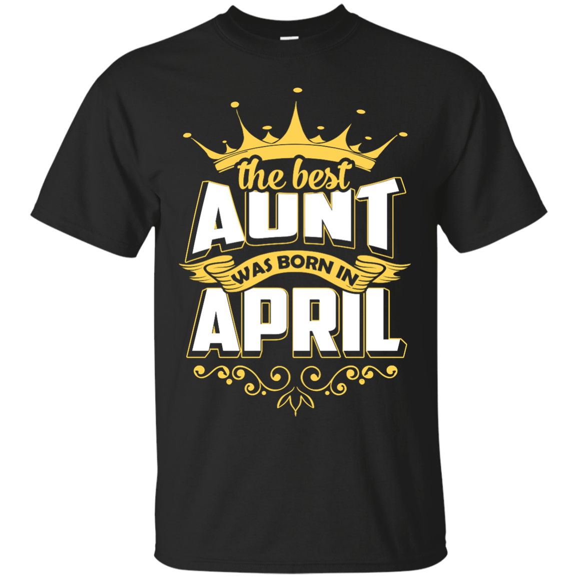 The Best Aunt Was Born In April T-Shirt & Hoodie | Teecentury.com
