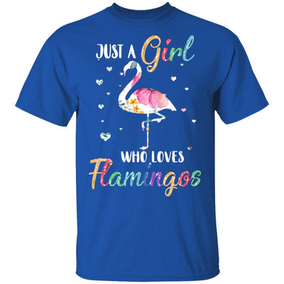 Just A Girl Who Loves Flamingos Cute Flamingo Lover T-Shirt & Hoodie | Teecentury.com