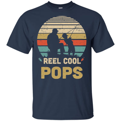 Vintage Father's Day Gift Reel Cool Pops Fishing T-Shirt & Hoodie | Teecentury.com