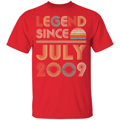 Legend Since July 2009 Vintage 13th Birthday Gifts Youth Youth Shirt | Teecentury.com