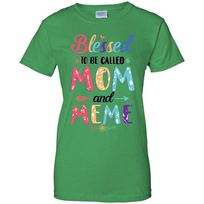 Blessed To Be Called Mom And Meme Mothers Day Gift T-Shirt & Hoodie | Teecentury.com