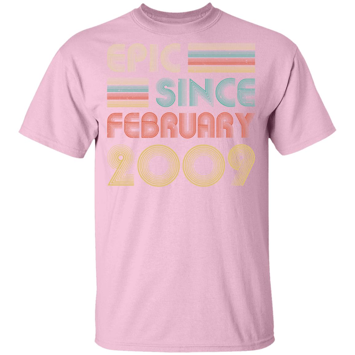 Epic Since February 2009 Vintage 13th Birthday Gifts Youth Youth Shirt | Teecentury.com