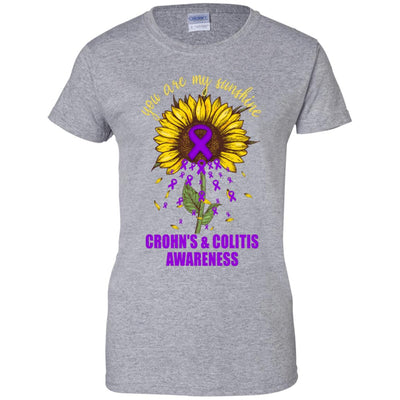 You Are My Sunshine Crohn's & Colitis Awareness T-Shirt & Hoodie | Teecentury.com