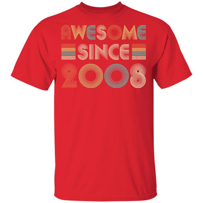 Awesome Since 2008 14th Birthday Gifts Youth Youth Shirt | Teecentury.com