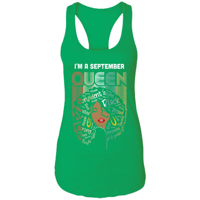 September Birthday For Women Gifts I'm A September Queen Girl T-Shirt & Tank Top | Teecentury.com