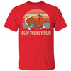 Run Like A Turkey On Thanksgiving Funny Running Runner Gift T-Shirt & Sweatshirt | Teecentury.com