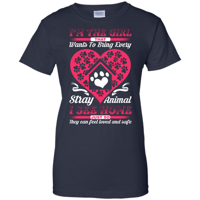 I'm The Girl That Wants To Bring Every Stray Animal T Shirt T-Shirt & Hoodie | Teecentury.com