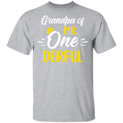 Grandpa Of Mr Onederful 1st Birthday Party Costumes Gifts T-Shirt & Hoodie | Teecentury.com