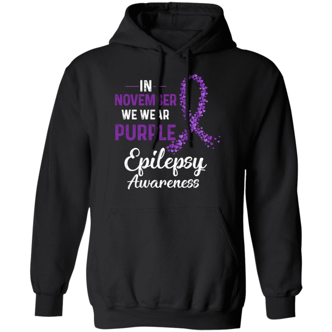 In November We Wear Purple Epilepsy Awareness T-Shirt & Hoodie | Teecentury.com
