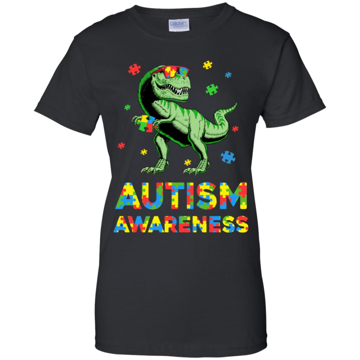 Dinosaur Puzzle Autism Awareness For Boys Girls T-Shirt & Hoodie | Teecentury.com