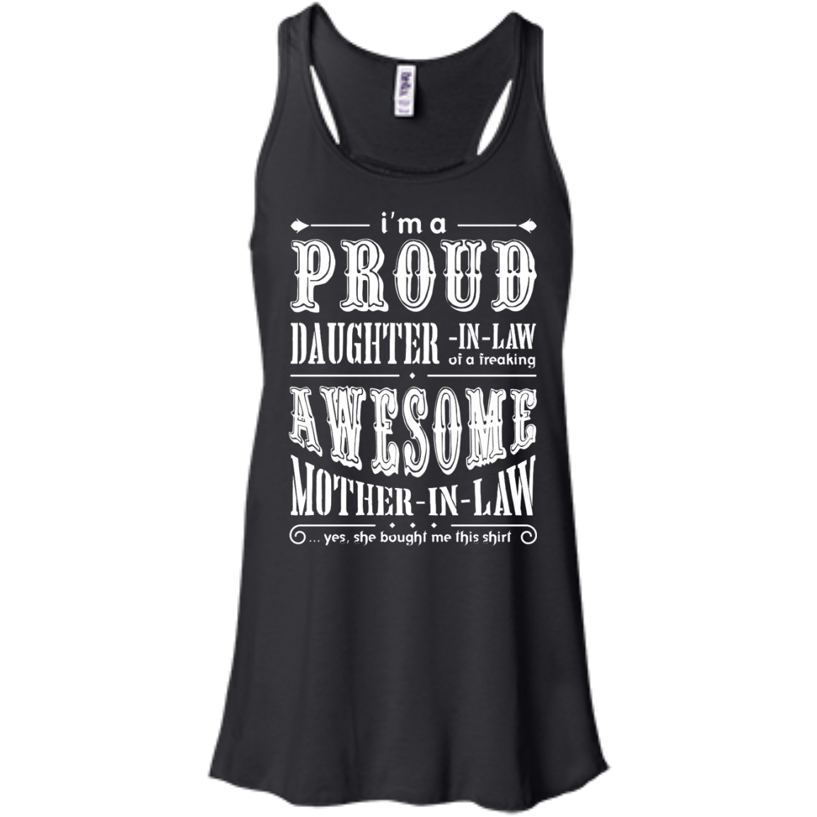 I'm A Proud Daughter In Law Of A Freaking Awesome Mother In Law T-Shirt & Hoodie | Teecentury.com