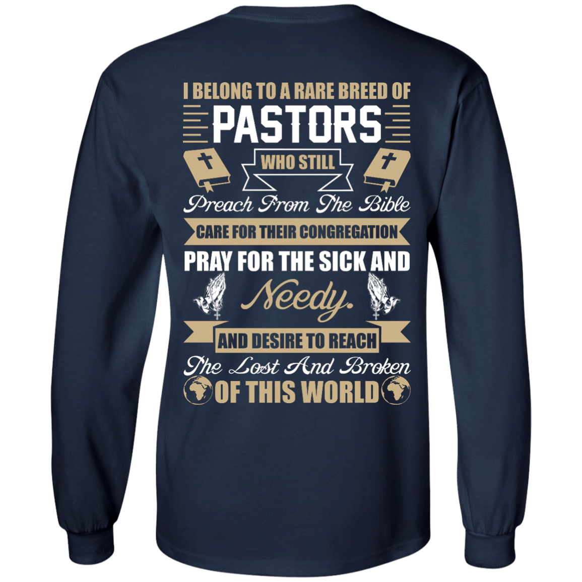 I Belong To A Rare Breed Of Pastors T-Shirt & Hoodie | Teecentury.com