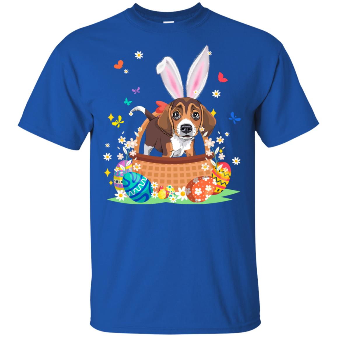 Beagle Bunny Hat Rabbit Easter Eggs T-Shirt & Hoodie | Teecentury.com