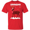 Grandma Deer Red Plaid Christmas Family Matching Pajamas T-Shirt & Sweatshirt | Teecentury.com