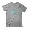 Dysautonomia Awareness Dandelion Turquoise Ribbon T-Shirt & Tank Top | Teecentury.com