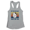 EFF You See Kay Why Oh You Cat Yoga Retro Vintage T-Shirt & Tank Top | Teecentury.com