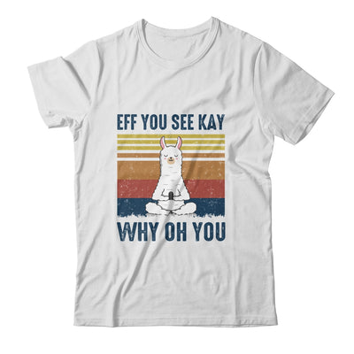 EFF You See Kay Why Oh You Llama Retro Vintage T-Shirt & Tank Top | Teecentury.com