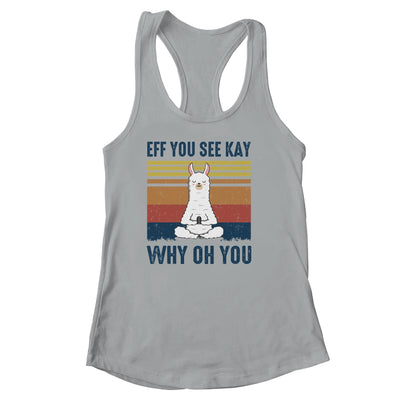 EFF You See Kay Why Oh You Llama Retro Vintage T-Shirt & Tank Top | Teecentury.com