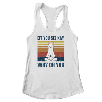 EFF You See Kay Why Oh You Llama Retro Vintage T-Shirt & Tank Top | Teecentury.com