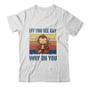 EFF You See Kay Why Oh You Monkey Yoga Retro Vintage T-Shirt & Tank Top | Teecentury.com