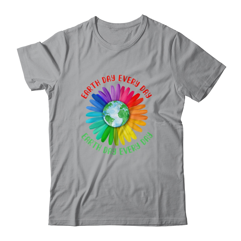 Earth Day Every Day Hippie Tie Dye Sunflower T-Shirt & Tank Top | Teecentury.com