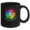 Earth Day Every Day Hippie Tie Dye Sunflower Mug Coffee Mug | Teecentury.com