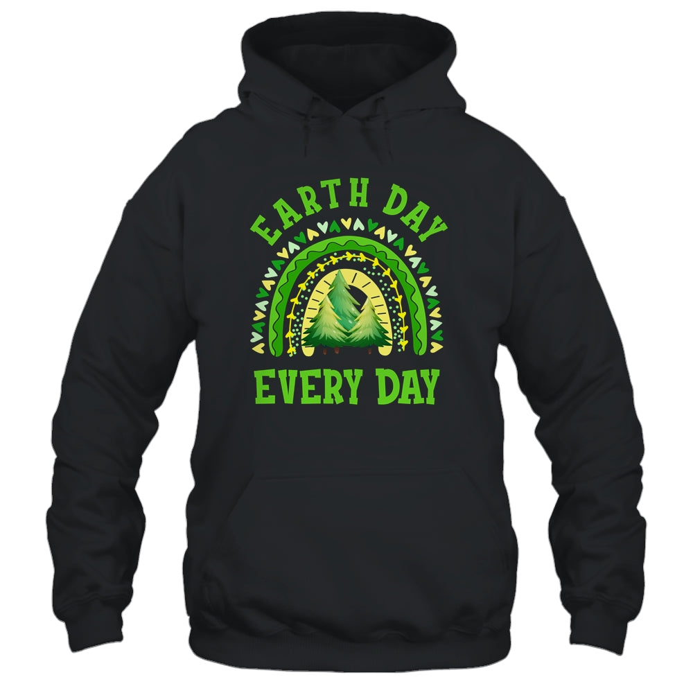 Earth Day Everyday Rainbow Pine Tree Design Earth Day Shirt & Tank Top | teecentury