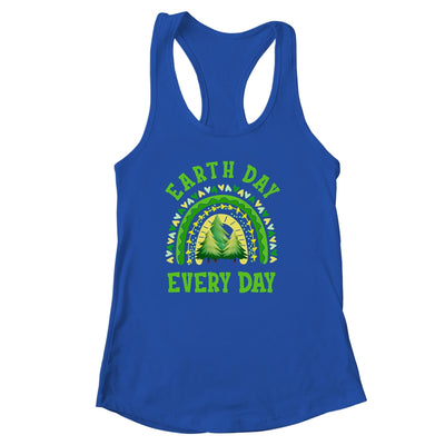 Earth Day Everyday Rainbow Pine Tree Design Earth Day Shirt & Tank Top | teecentury