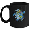 Earth Day Restore Earth Sea Turtle Art Save The Planet Mug Coffee Mug | Teecentury.com