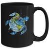 Earth Day Restore Earth Sea Turtle Art Save The Planet Mug Coffee Mug | Teecentury.com