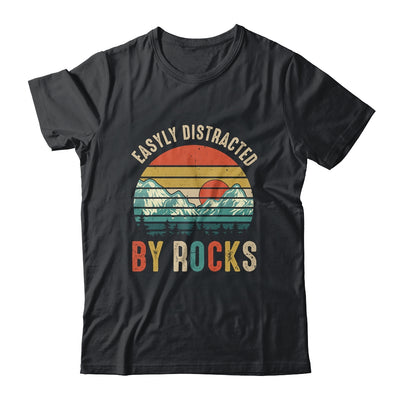 Easily Distracted By Rocks Geology Collecting Lovers Vintage Shirt & Hoodie | teecentury