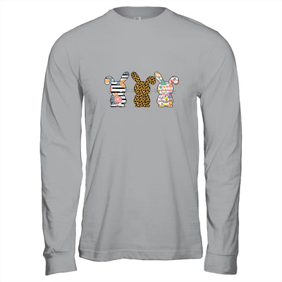 Easter Day Leopard Striped Bunny Rabbit T-Shirt & Hoodie | Teecentury.com