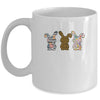 Easter Day Leopard Striped Bunny Rabbit Mug Coffee Mug | Teecentury.com