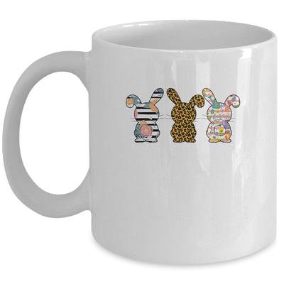 Easter Day Leopard Striped Bunny Rabbit Mug Coffee Mug | Teecentury.com